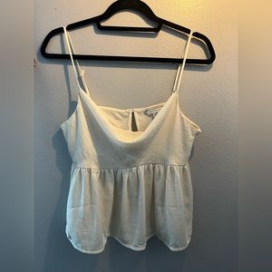 American Eagle cowl, baby doll cropped tank